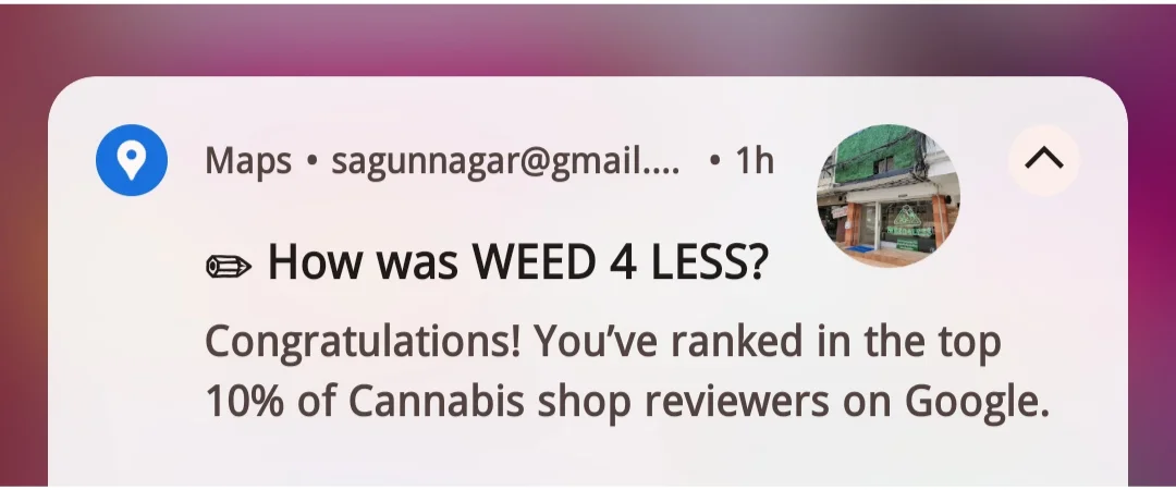 Google Maps Level 7 Local Guide top 10% cannabis dispensary reviewer Bangkok Thailand