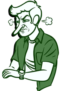 A frustrated tourist after a bad dispensary experience in Bangkok
