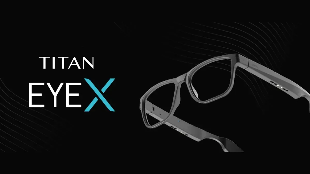 Titan EyeX smart glasses key visual