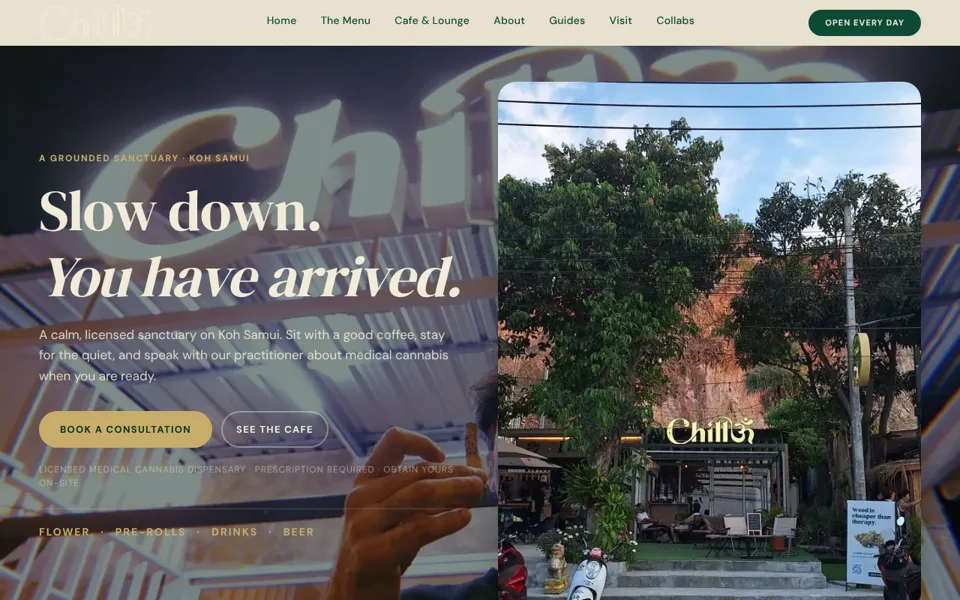 chillomsamui.com homepage
